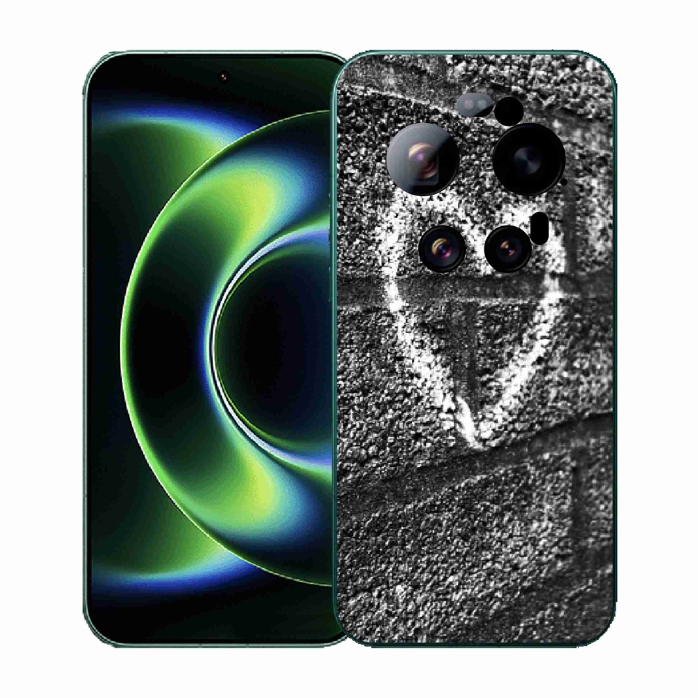 Gél borítás mmCase a Xiaomi 17 Ultra számára - szív a falon