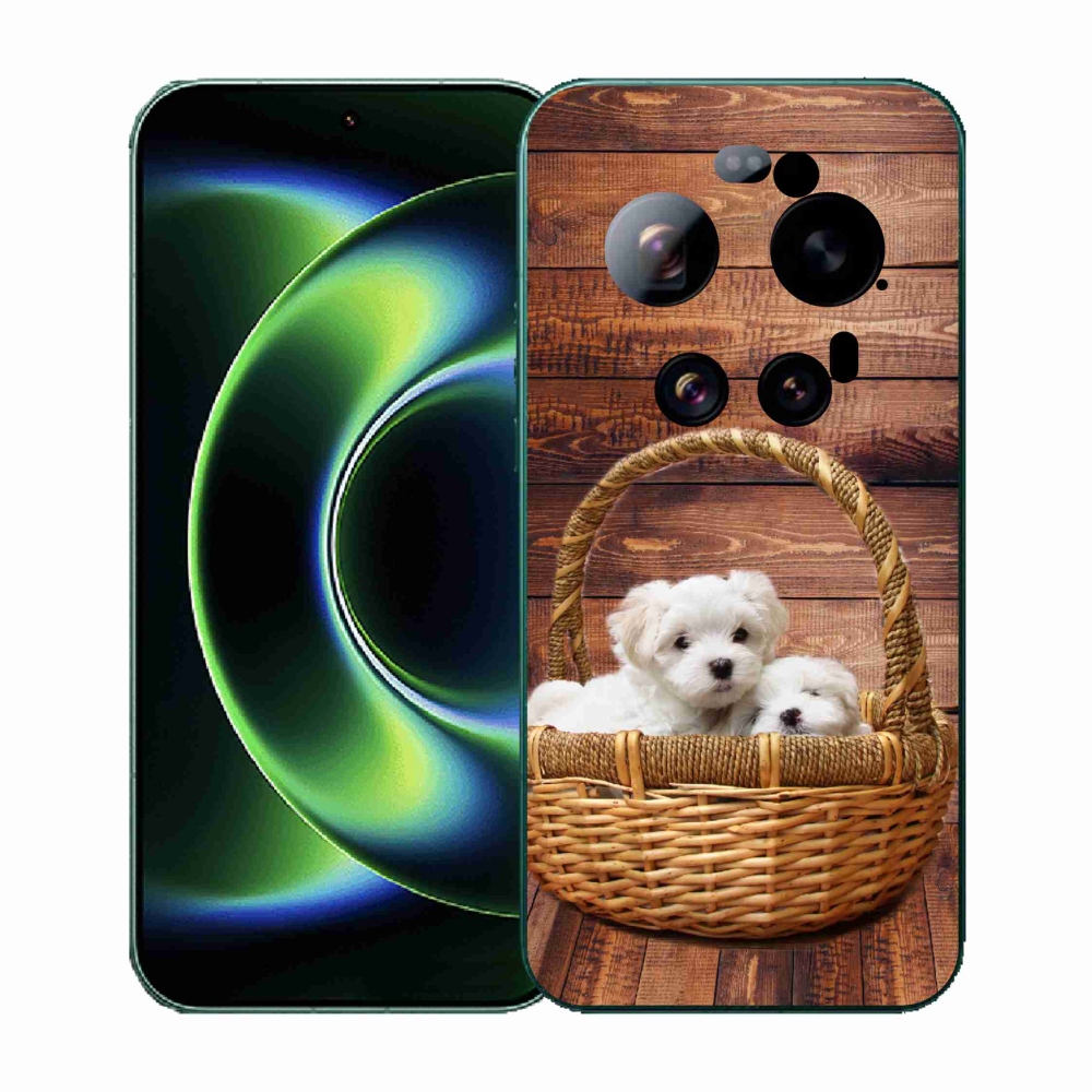 Gél borítás mmCase a Xiaomi 17 Ultra számára - kölyökkutyák