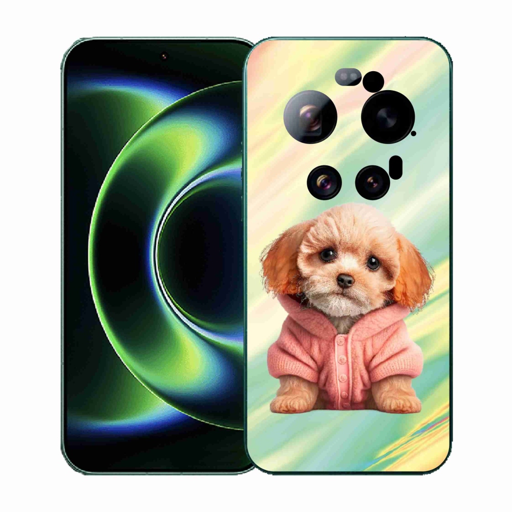 Gél borítás mmCase a Xiaomi 17 Ultra - pulóveres kölyökkutyához