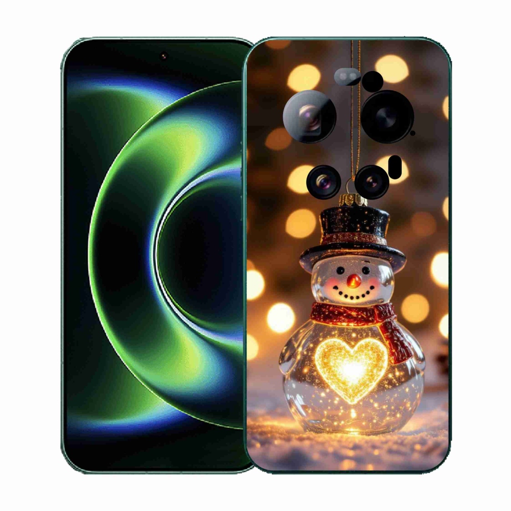 Gél borítás mmCase a Xiaomi 17 Ultra számára - karácsonyi hóember