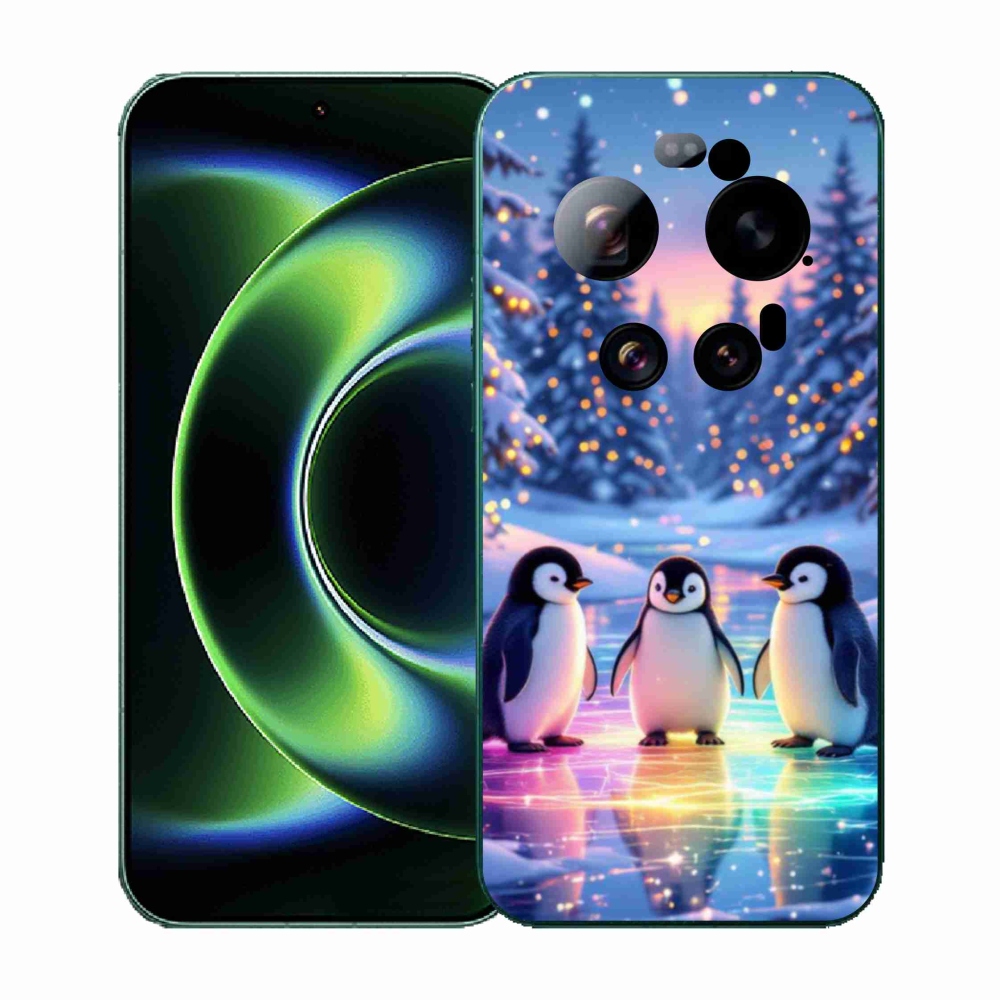 Gél borítás mmCase a Xiaomi 17 Ultra számára - pingvinek