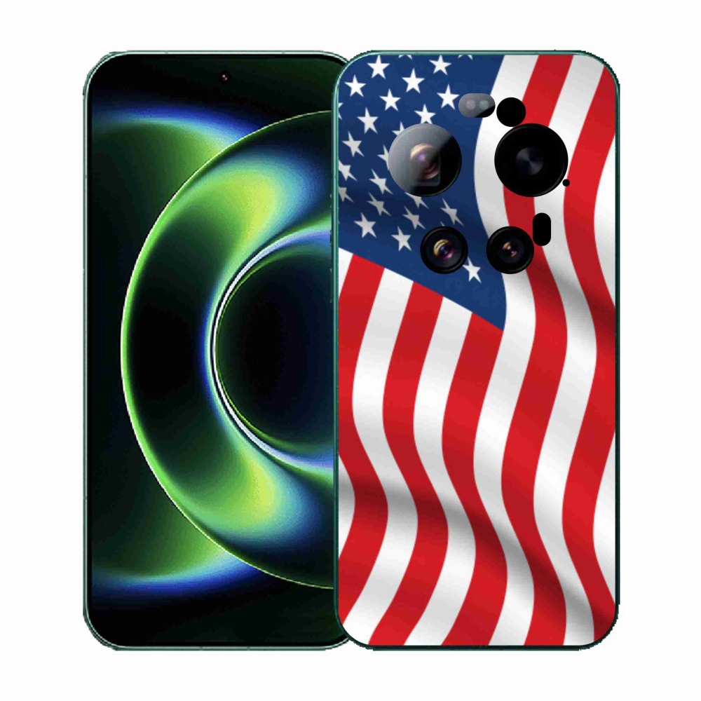 Gél borítás mmCase a Xiaomi 17 Ultra számára - amerikai zászló