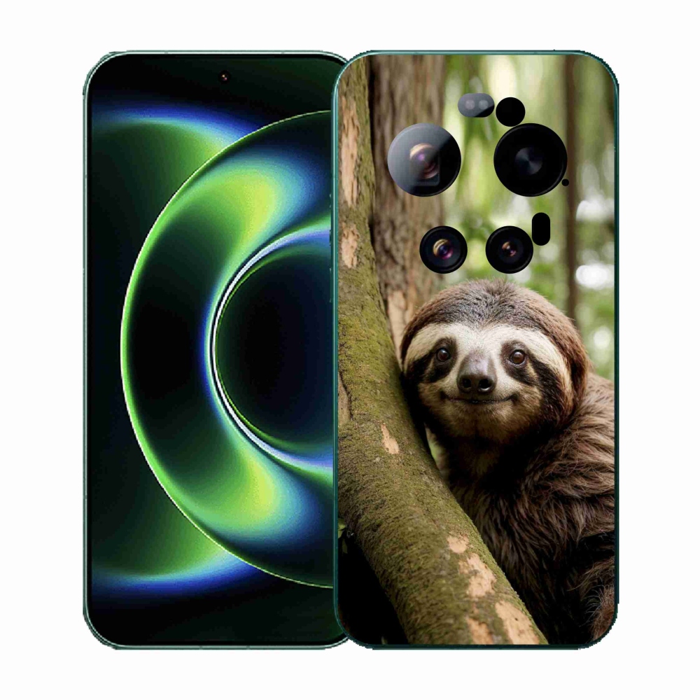 Gél borító mmCase a Xiaomi 17 Ultra számára - mosolygó lajhár