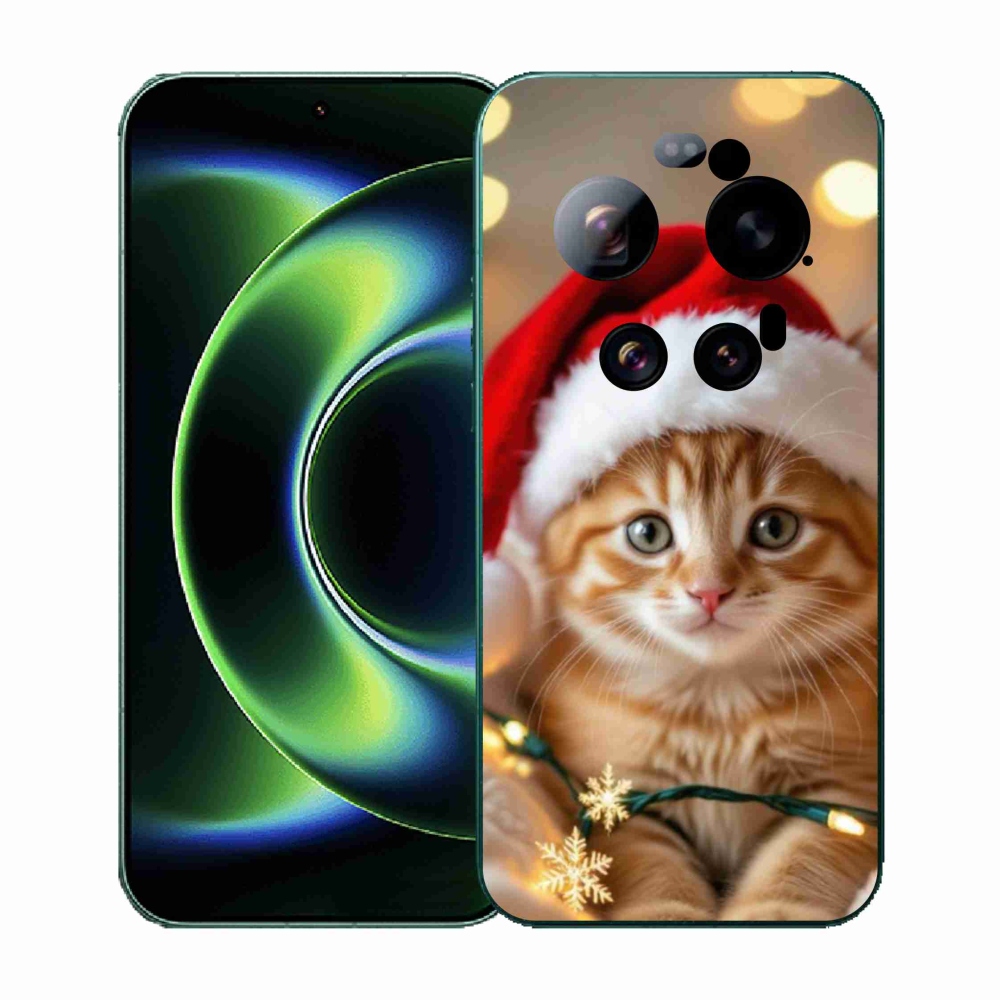 Gél borító mmCase a Xiaomi 17 Ultra számára - Karácsonyi cica