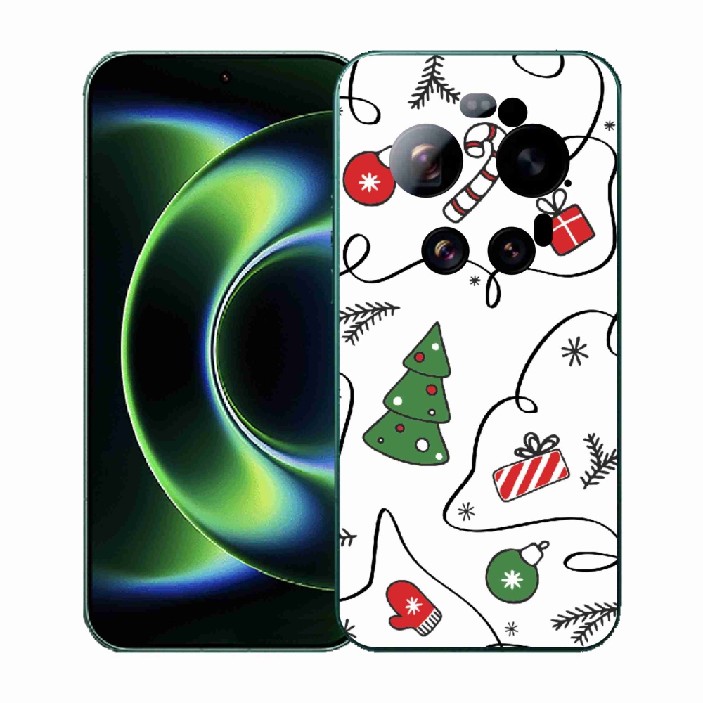 Gél borítás mmCase a Xiaomi 17 Ultra számára - karácsonyi motívumok