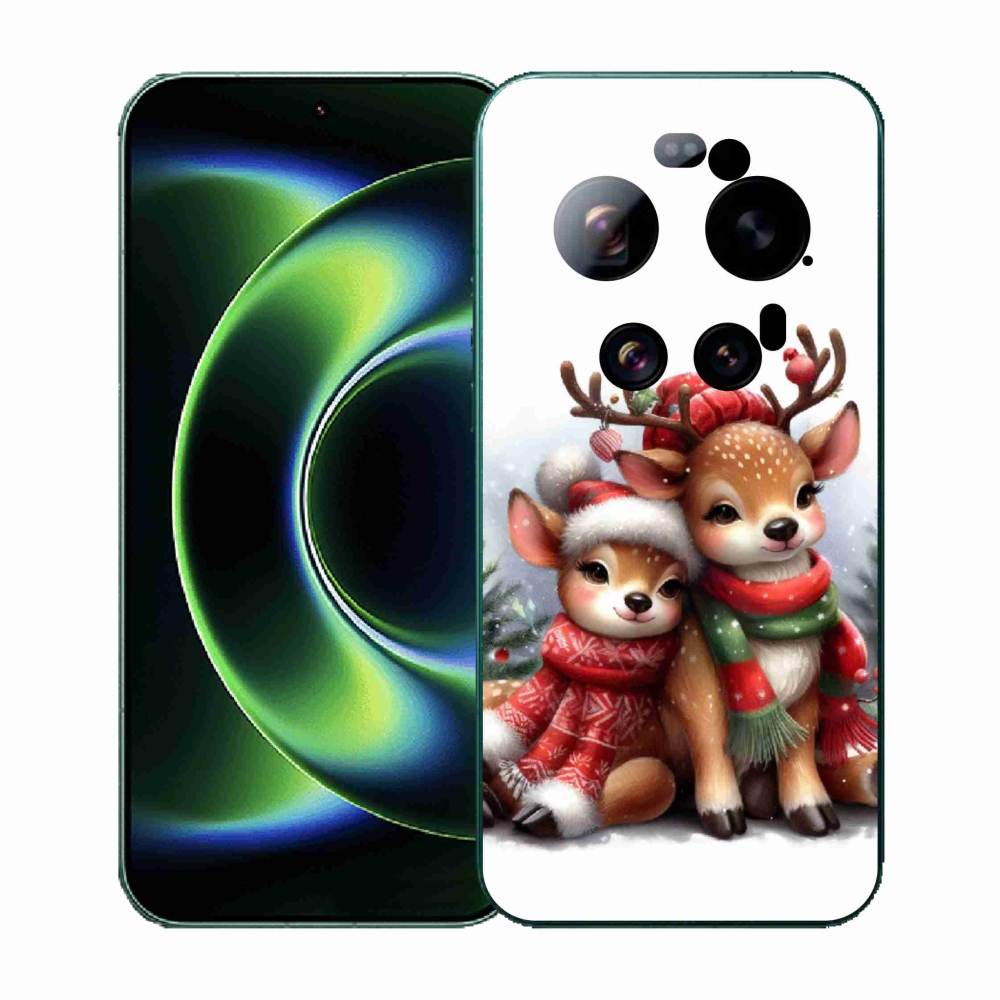 Gél borítás mmCase a Xiaomi 17 Ultra - karácsonyi rénszarvashoz