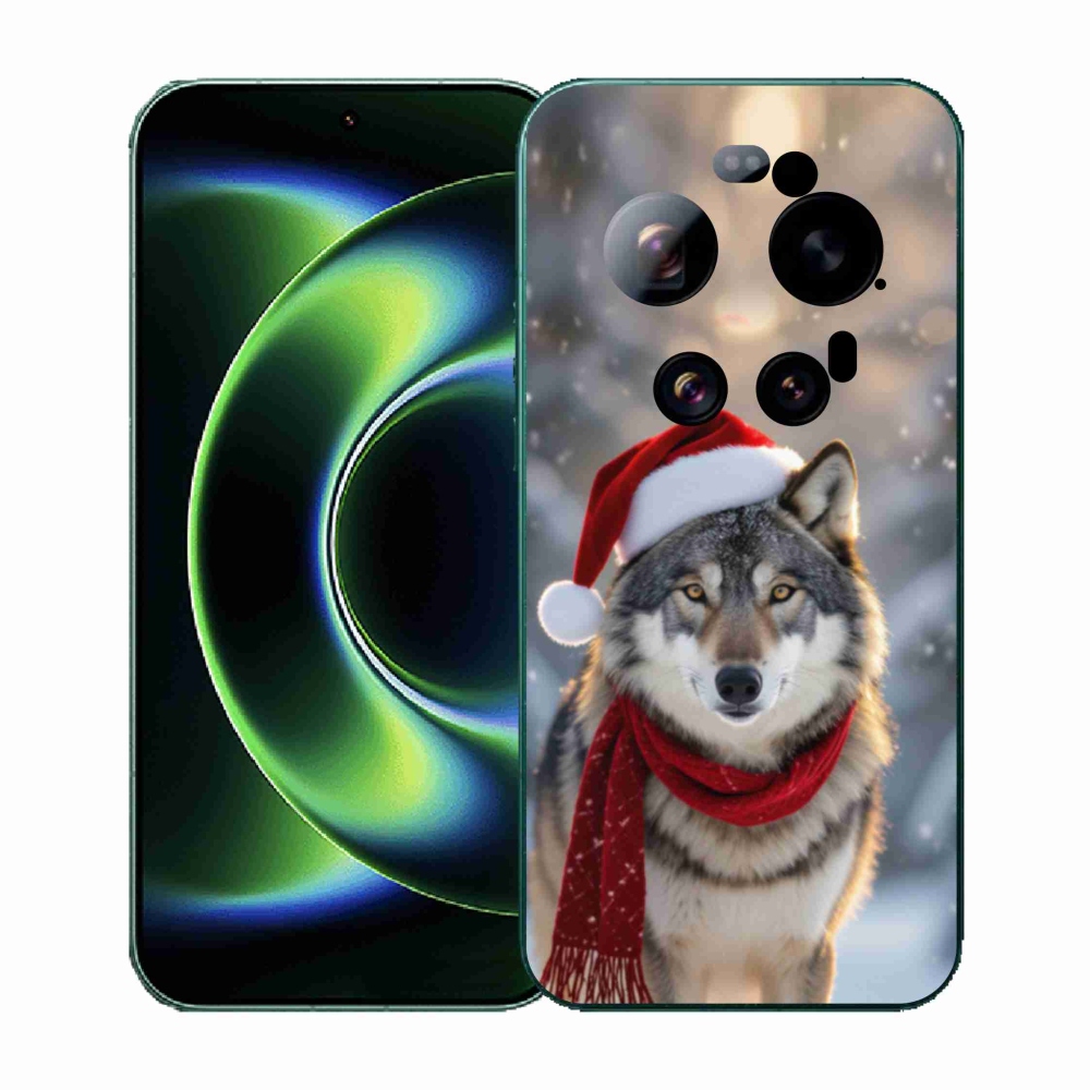 Gél borítás mmCase a Xiaomi 17 Ultra számára - Karácsonyi farkas