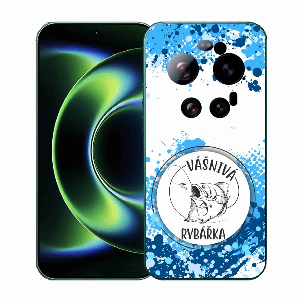 Gél borító mmCase a Xiaomi 17 Ultra - szenvedélyes halász fehér háttérrel