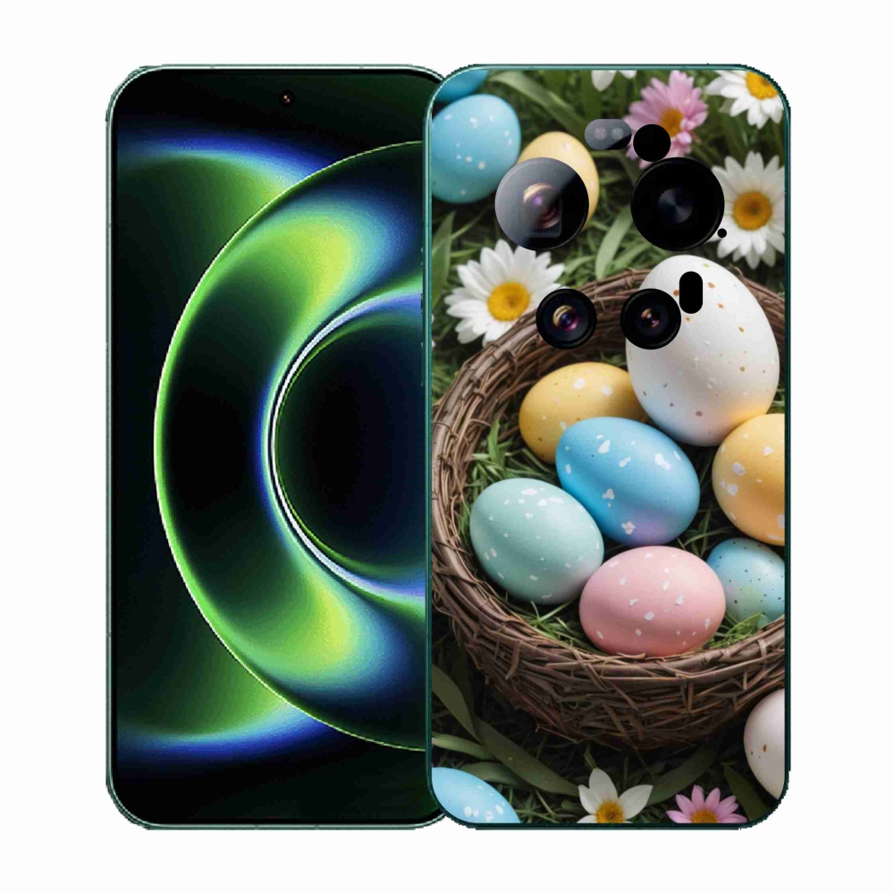 Gél borítás mmCase a Xiaomi 17 Ultra számára - Húsvéti tojások 2