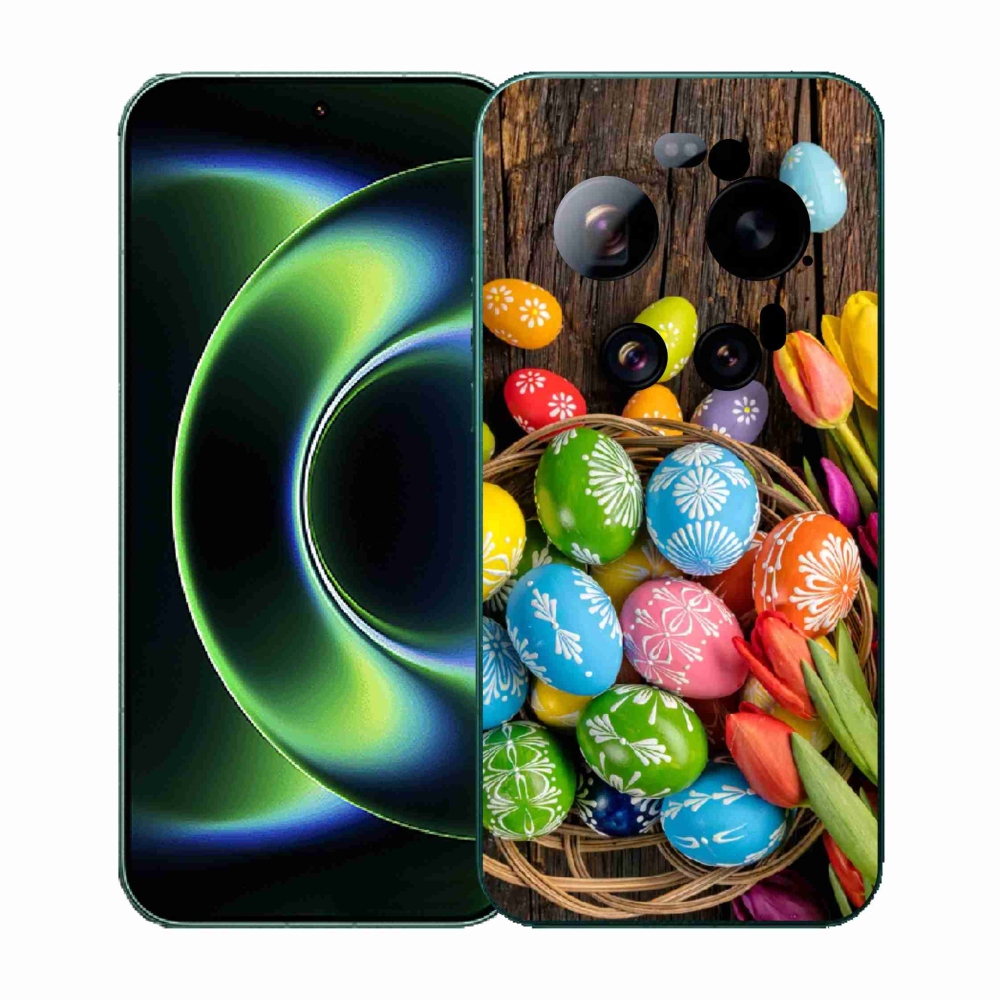 Gél borítás mmCase a Xiaomi 17 Ultra számára - Húsvéti tojások