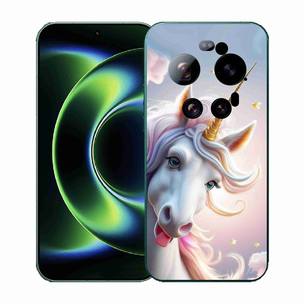 Gél borítás mmCase a Xiaomi 17 Ultra számára - vidám egyszarvú