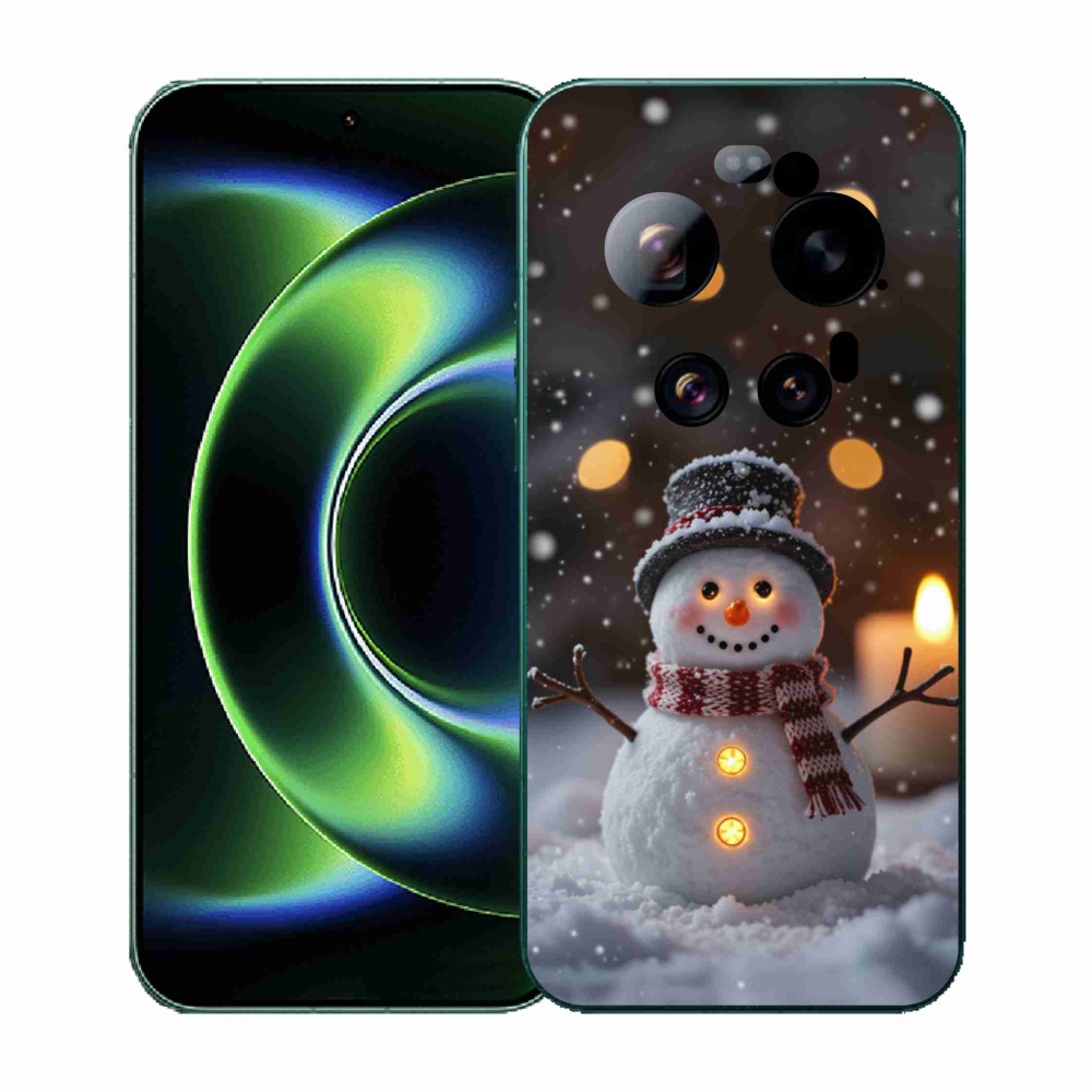 Gél borítás mmCase a Xiaomi 17 Ultra - vidám hóemberhez