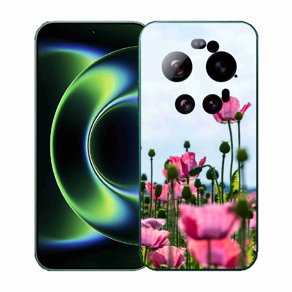 Gél borító mmCase a Xiaomi 17 Ultra számára - mákos