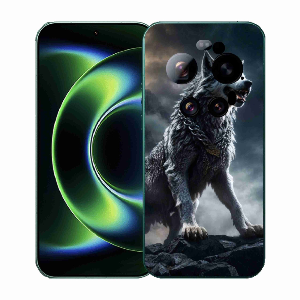 Gél borítás mmCase a Xiaomi 17 Ultra számára - farkas 1