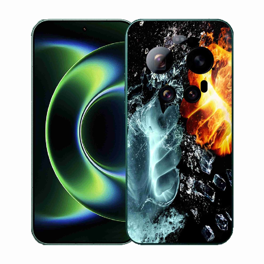 Gél borítás mmCase a Xiaomi 17 Ultra - víz és tűz számára