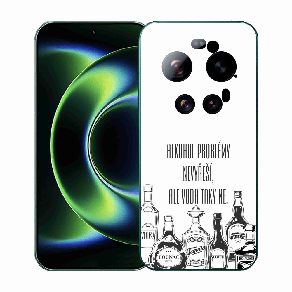 Gél borító mmCase a Xiaomi 17 Ultra számára - vicces szöveg fehér háttérrel