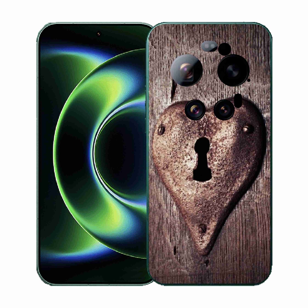 Gél borítás mmCase a Xiaomi 17 Ultra számára - szív alakú zár