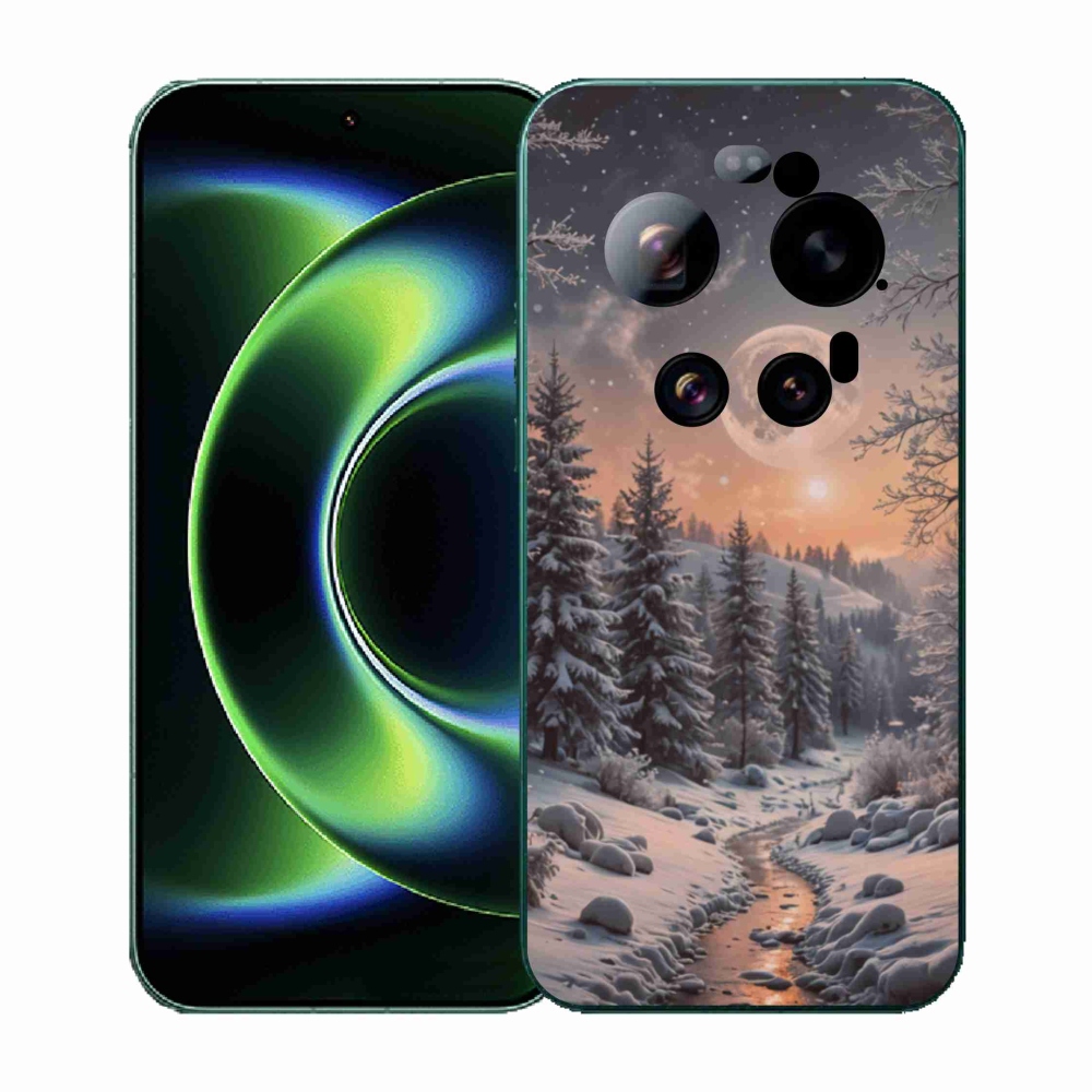 Gél borító mmCase a Xiaomi 17 Ultra - téli táj 2