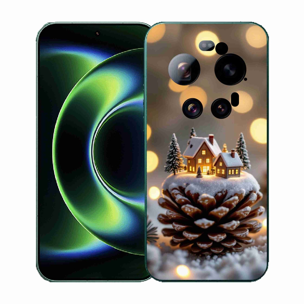 Gél borítás mmCase a Xiaomi 17 Ultra - téli falu számára