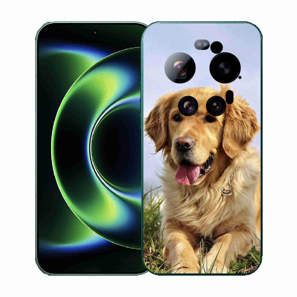 Gél borítás mmCase a Xiaomi 17 Ultra számára - arany retriever