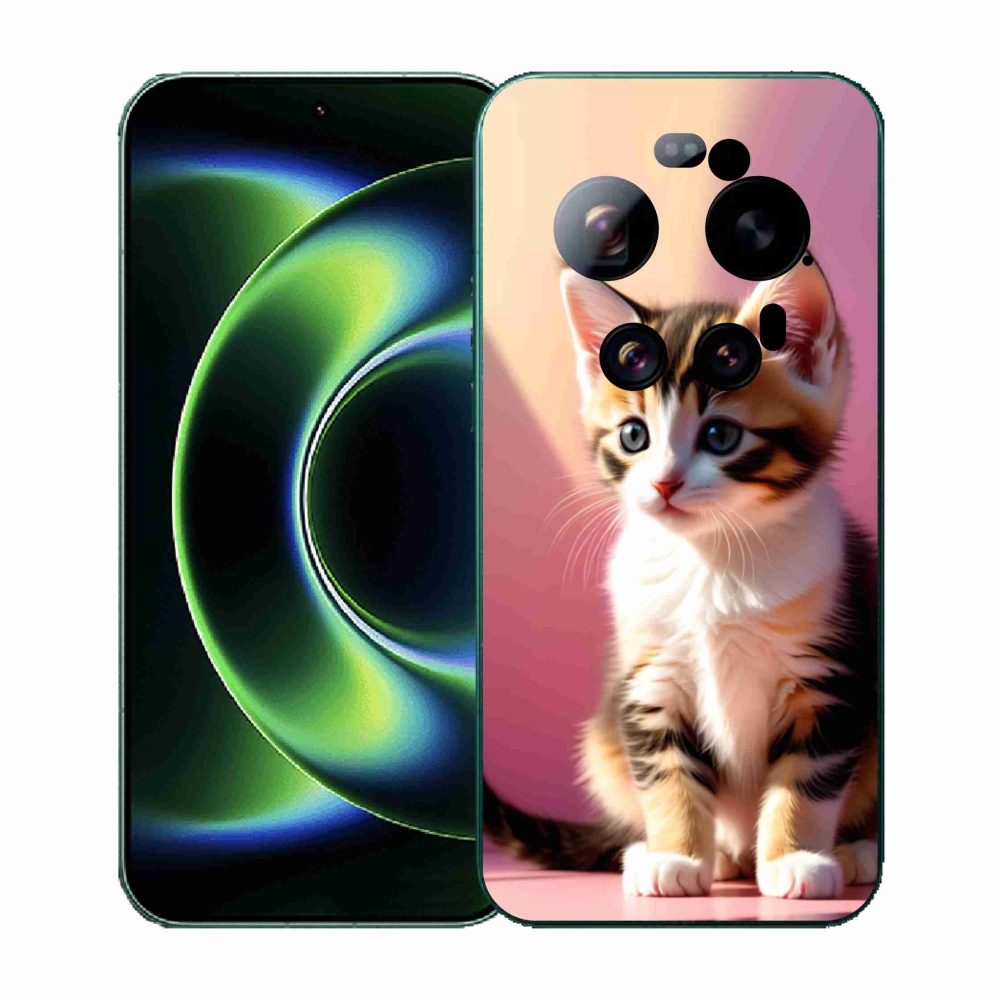 Gél borítás mmCase a Xiaomi 17 Ultra számára - kíváncsi cica 2