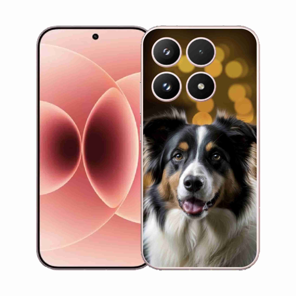 Gél borító mmCase a Xiaomi 17 - mosolygó ausztrál juhászkutyához