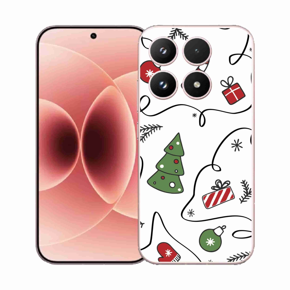 Gél borító mmCase a Xiaomi 17-hez - karácsonyi motívumok