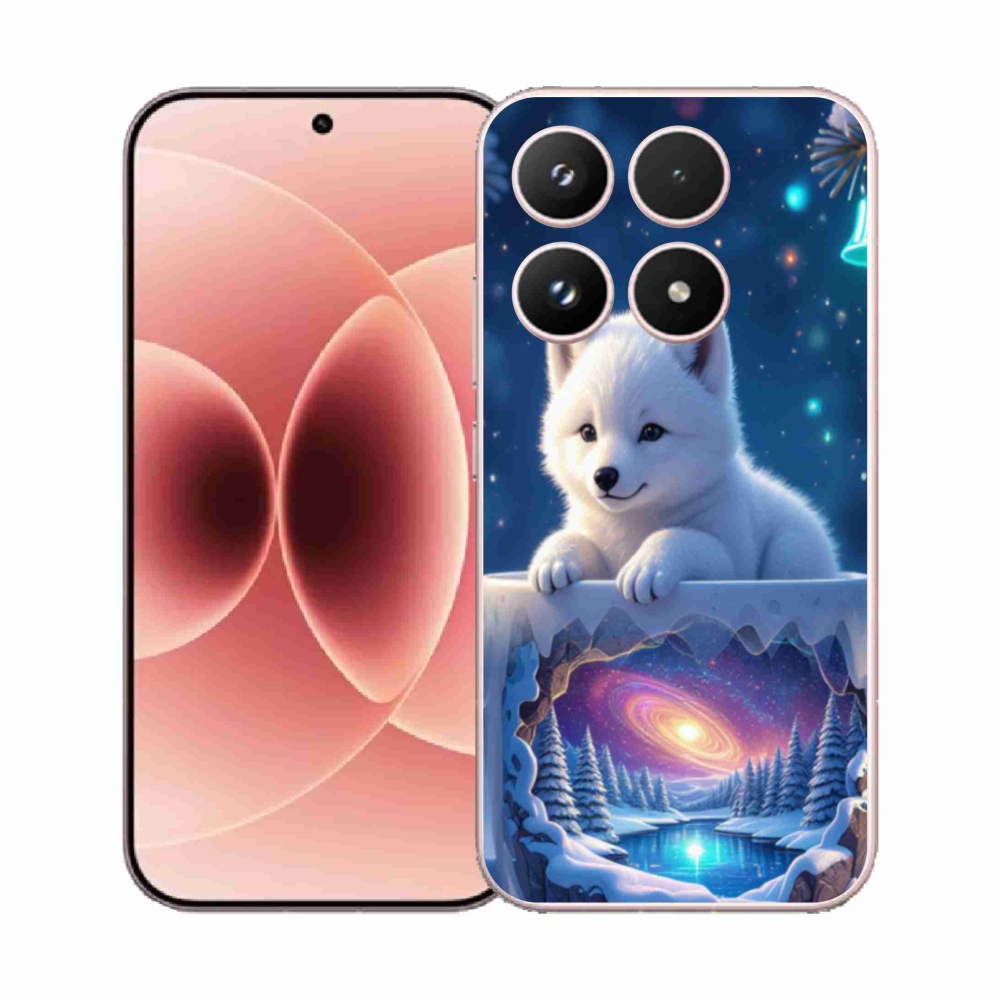 Gél borítás mmCase a Xiaomi 17 - Karácsonyi kölyökkutyához