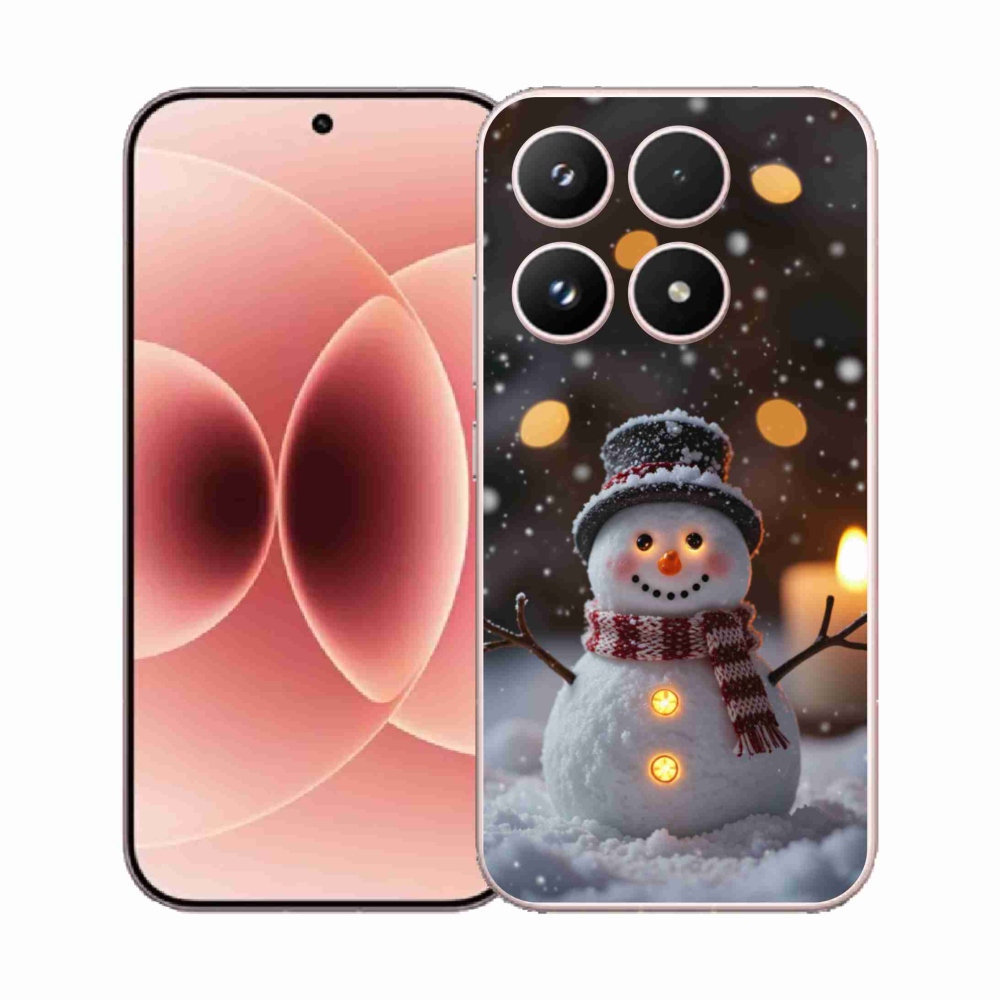 Gél borító mmCase a Xiaomi 17 - boldog hóemberhez