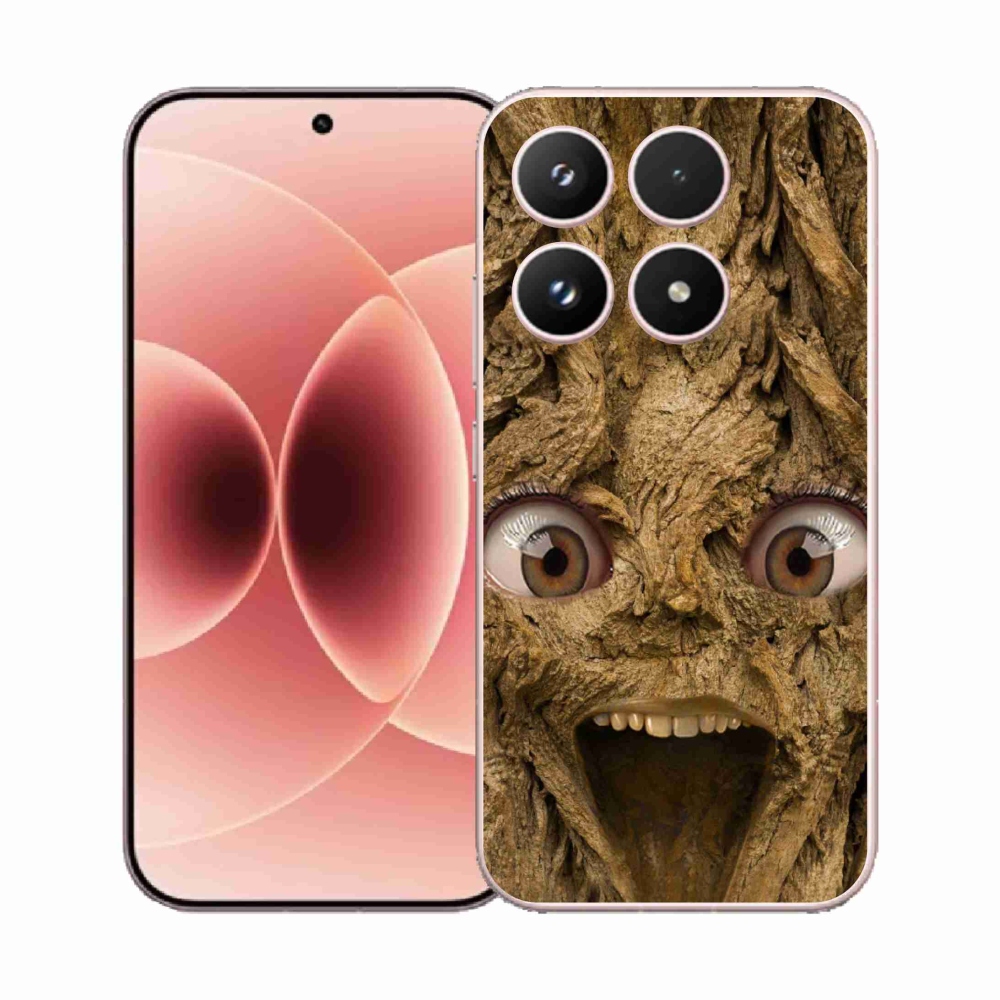 Gél borító mmCase a Xiaomi 17-hez - vidám fa szemekkel