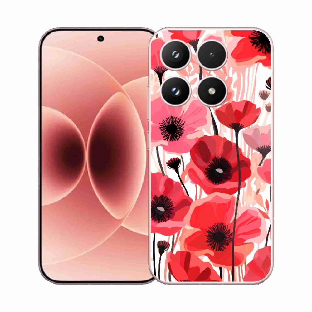 Gél borítás mmCase a Xiaomi 17 - mákos 1