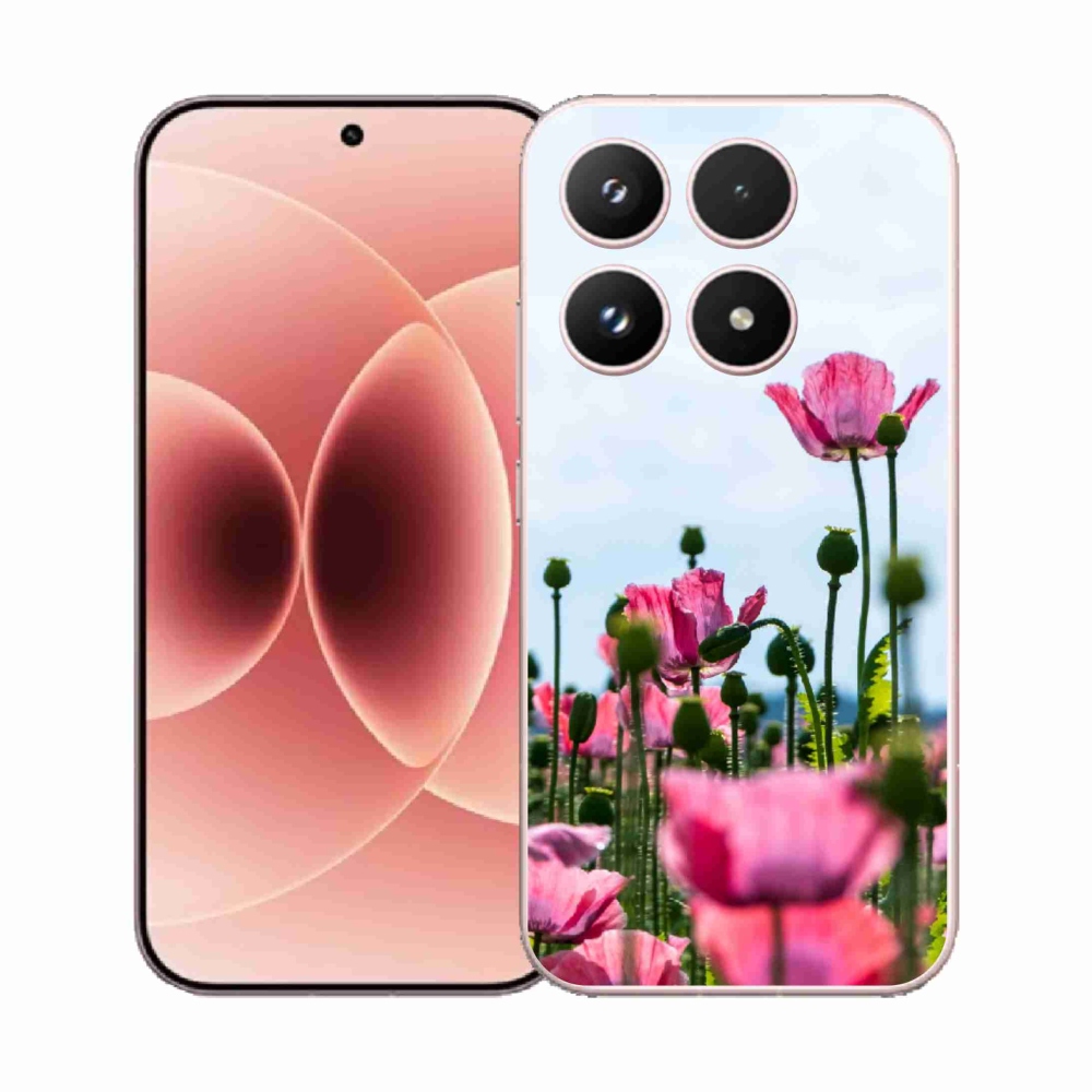 Gél borítás mmCase a Xiaomi 17-hez - mákos mák