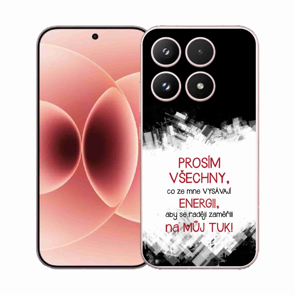 Gél borító mmCase a Xiaomi 17 - vicces szöveg 1 piros