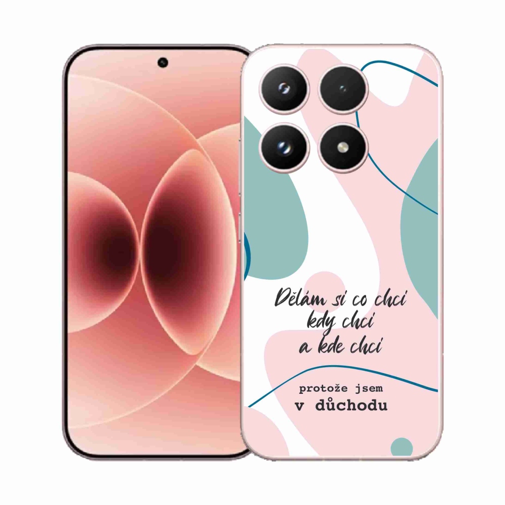 Gél borító mmCase a Xiaomi 17-hez - vicces szöveg 10 fehér háttérrel