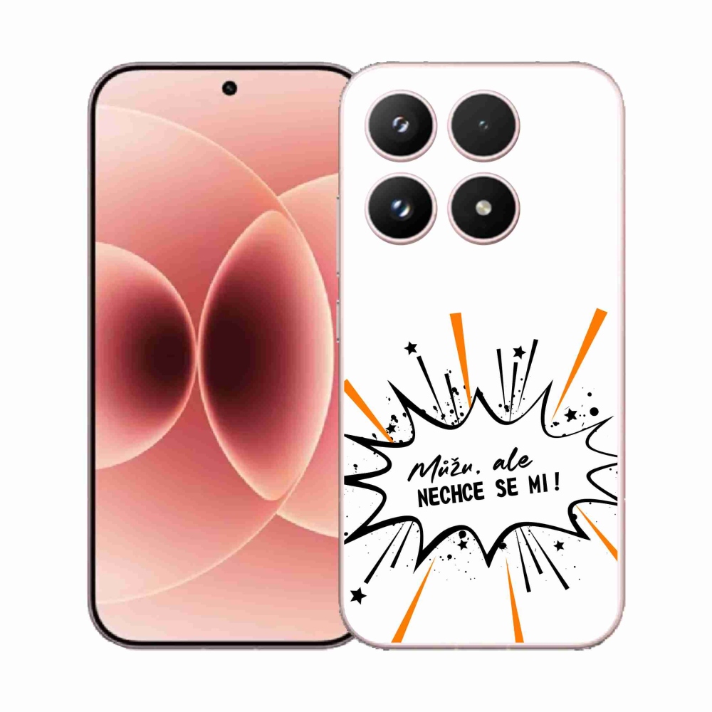 Gél borító mmCase a Xiaomi 17-hez - vicces szöveg 11 fehér háttérrel