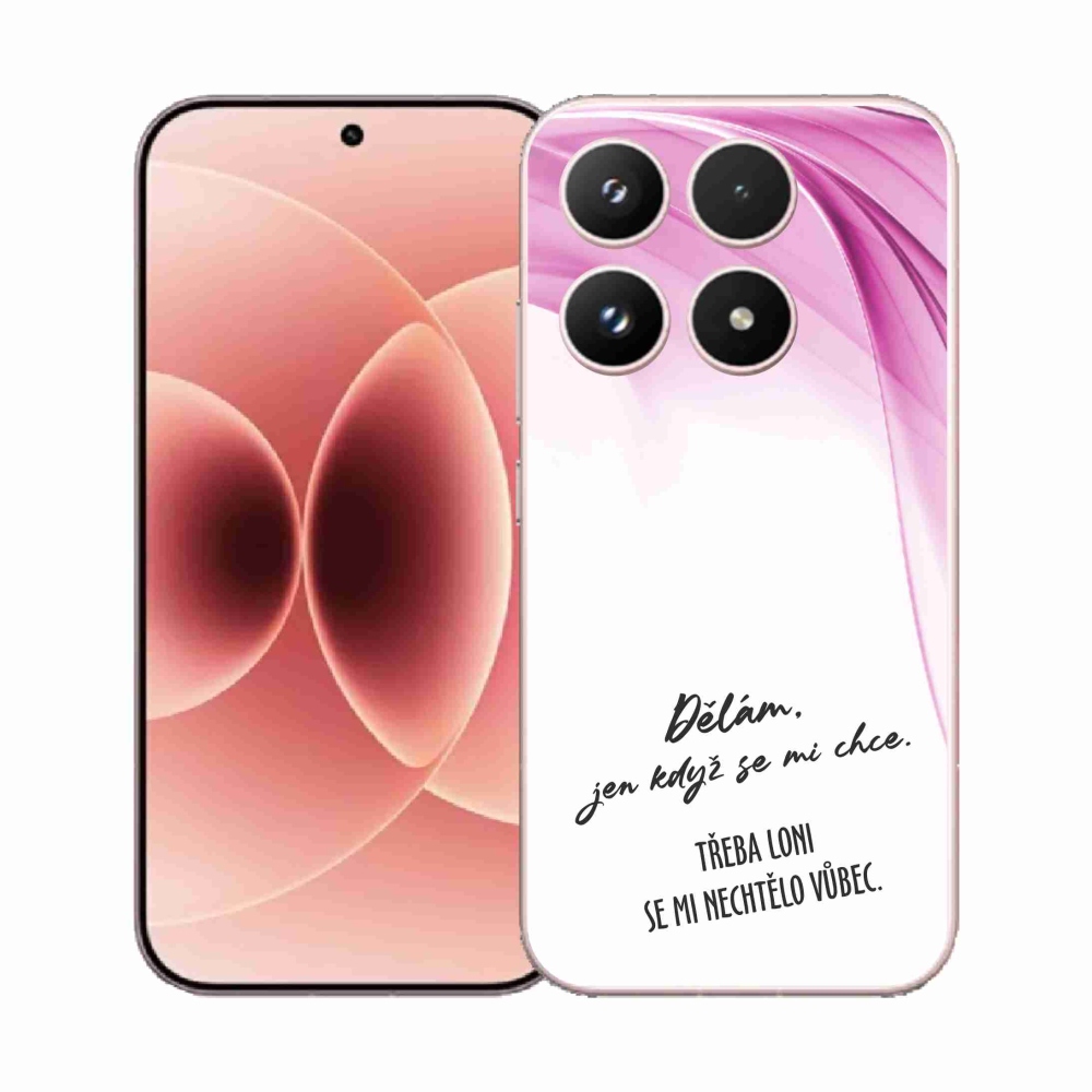 Gél borító mmCase a Xiaomi 17 - vicces szöveg 12 fehér háttérrel