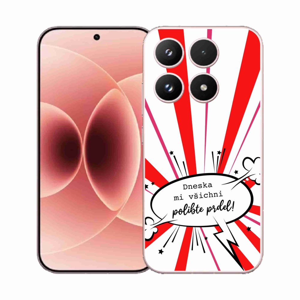 Gél borító mmCase a Xiaomi 17-hez - vicces szöveg 15 fehér háttérrel