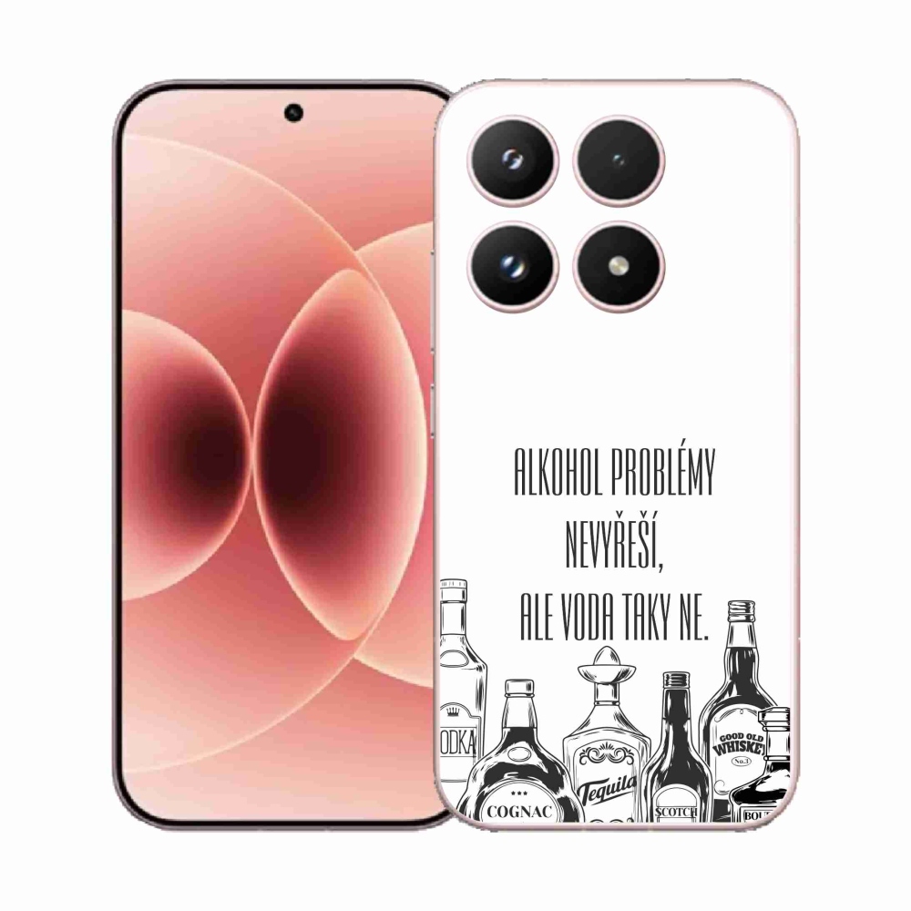 Gél borító mmCase a Xiaomi 17 - vicces szöveg fehér háttérrel