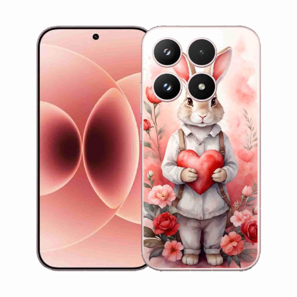 Gél borító mmCase a Xiaomi 17 - nyúl szívvel
