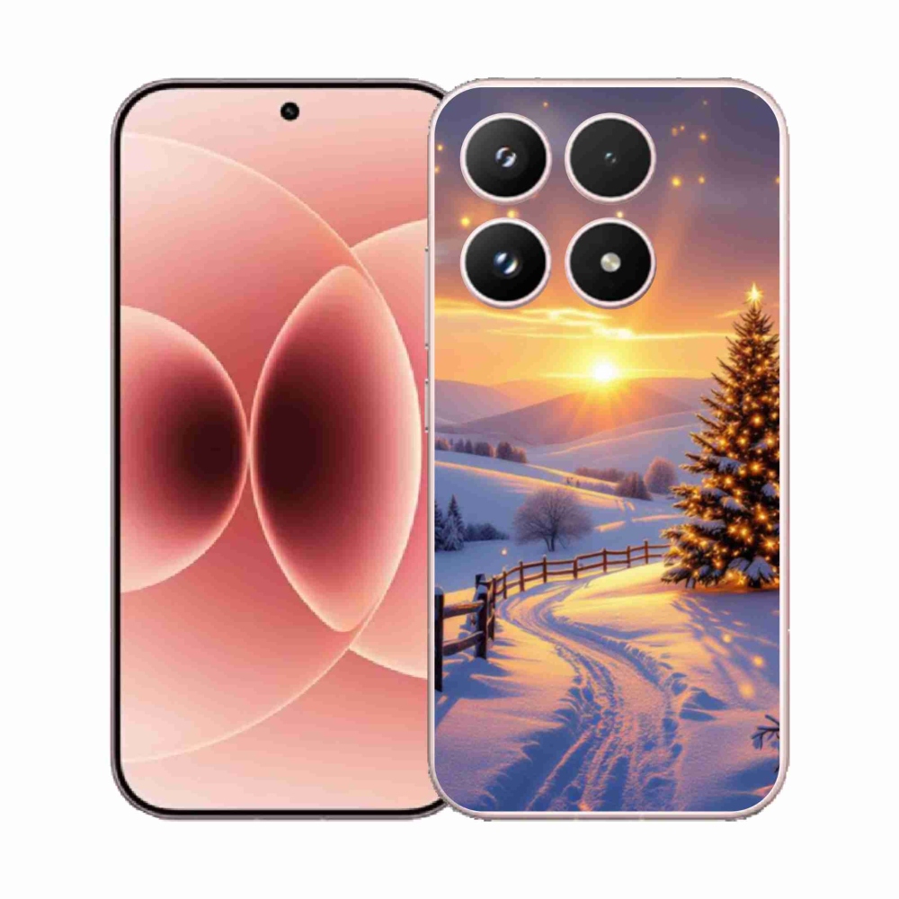 Gél borító mmCase a Xiaomi 17 - téli tájképhez