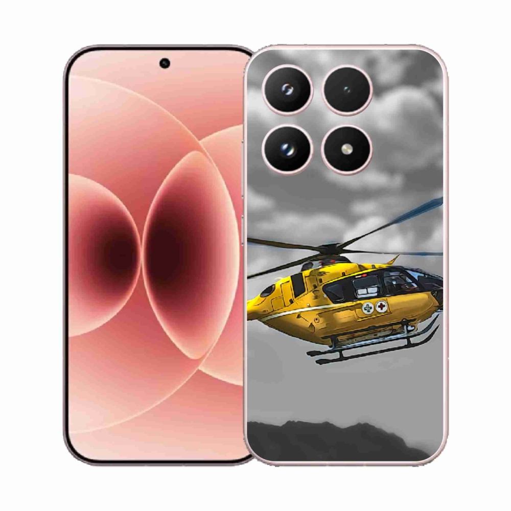 Gél borítás mmCase a Xiaomi 17 - sárga helikopterhez