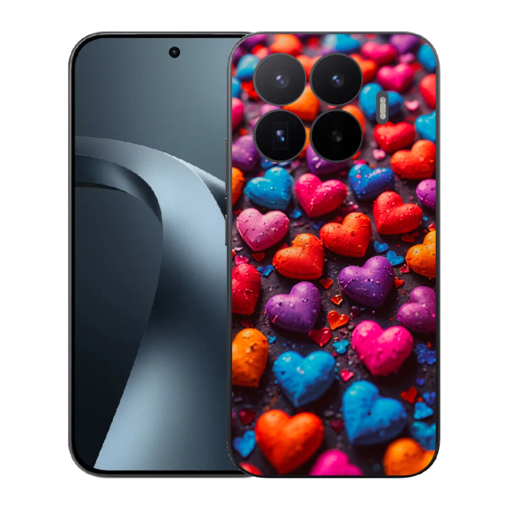 Gél borítás mmCase a Xiaomi 17T-hez - színes szív