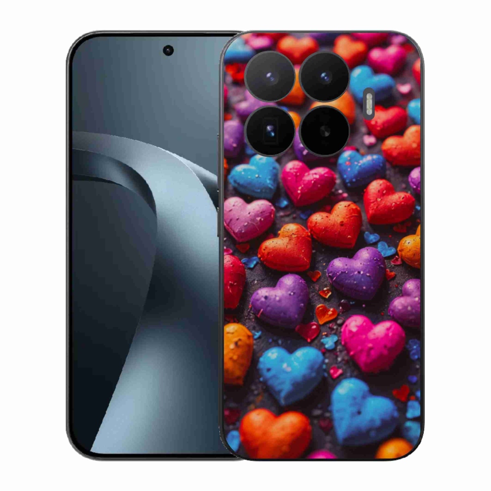 Gél borítás mmCase a Xiaomi 17T-hez - színes szív