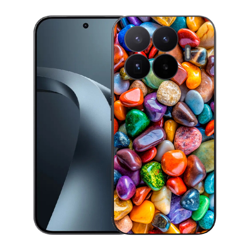 Gél borító mmCase a Xiaomi 17T-hez - színes strasszkövek