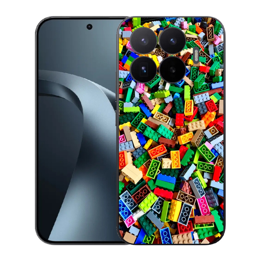 Gél borítás mmCase a Xiaomi 17T-hez - színes építőelemek