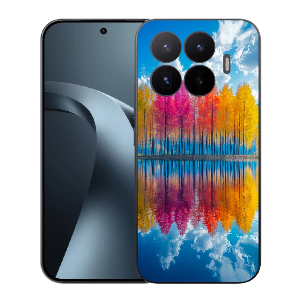 Gél borító mmCase a Xiaomi 17T-hez - színes fák