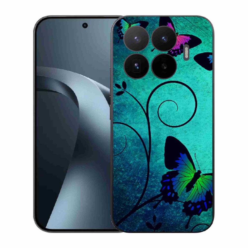 Gél borító mmCase a Xiaomi 17T-hez - színes pillangók