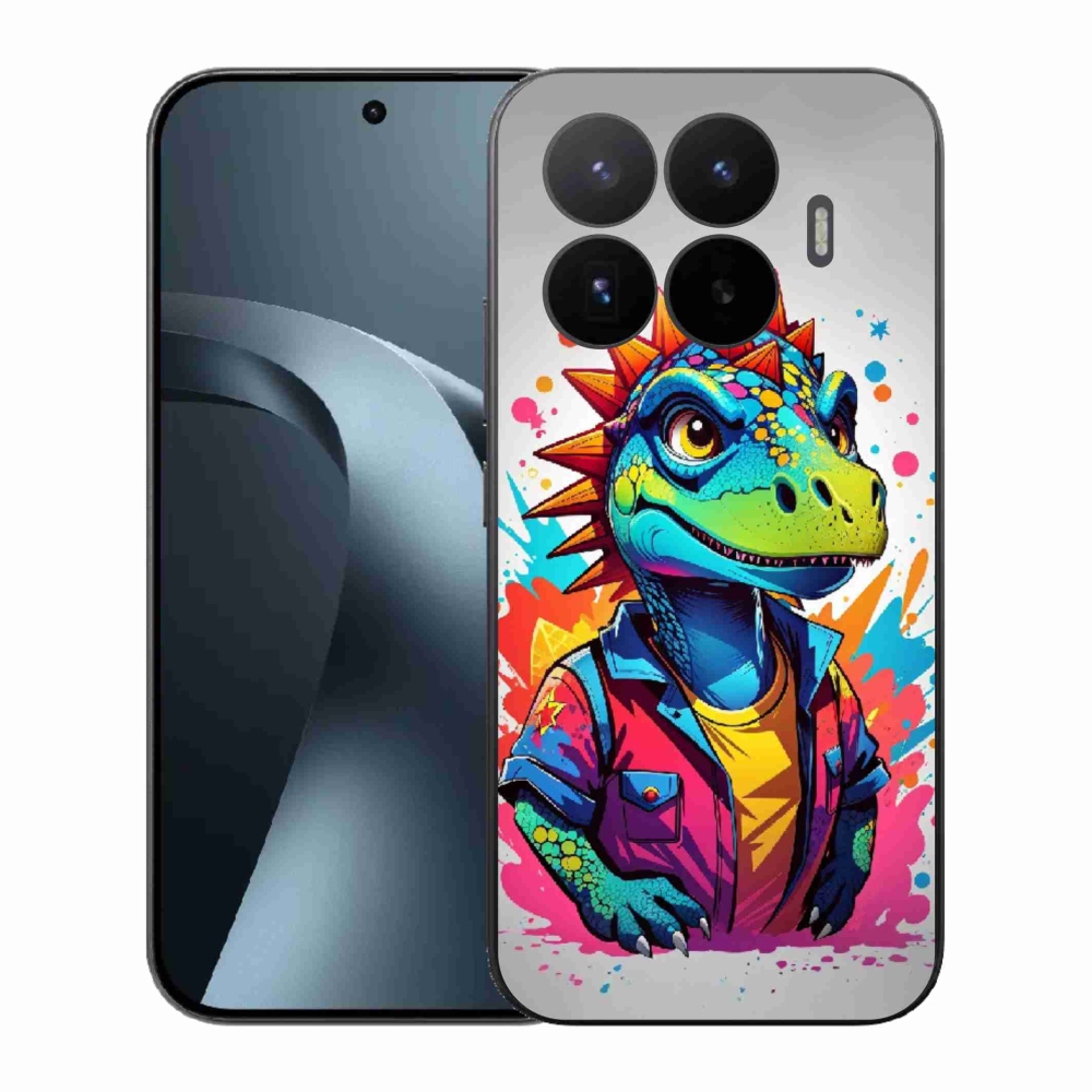 Gél borító mmCase a Xiaomi 17T-hez - színes dinoszaurusz