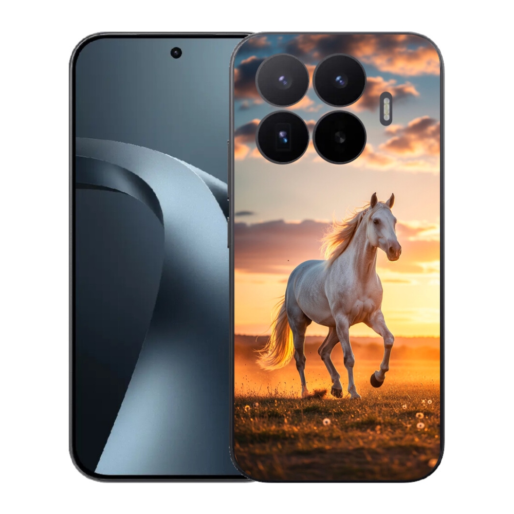 Gél borítás mmCase a Xiaomi 17T-hez - futó fehér ló 2