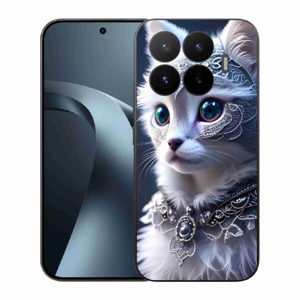 Gél borítás mmCase a Xiaomi 17T-hez - fehér macska